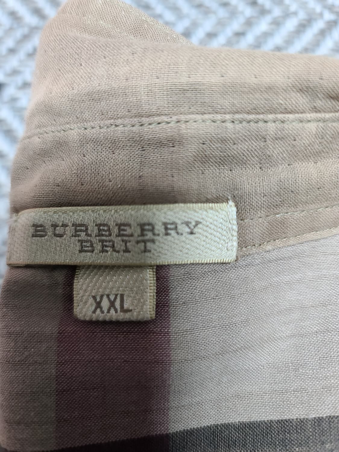 버버리브릿 체크 셔츠 100정도 상품이미지6