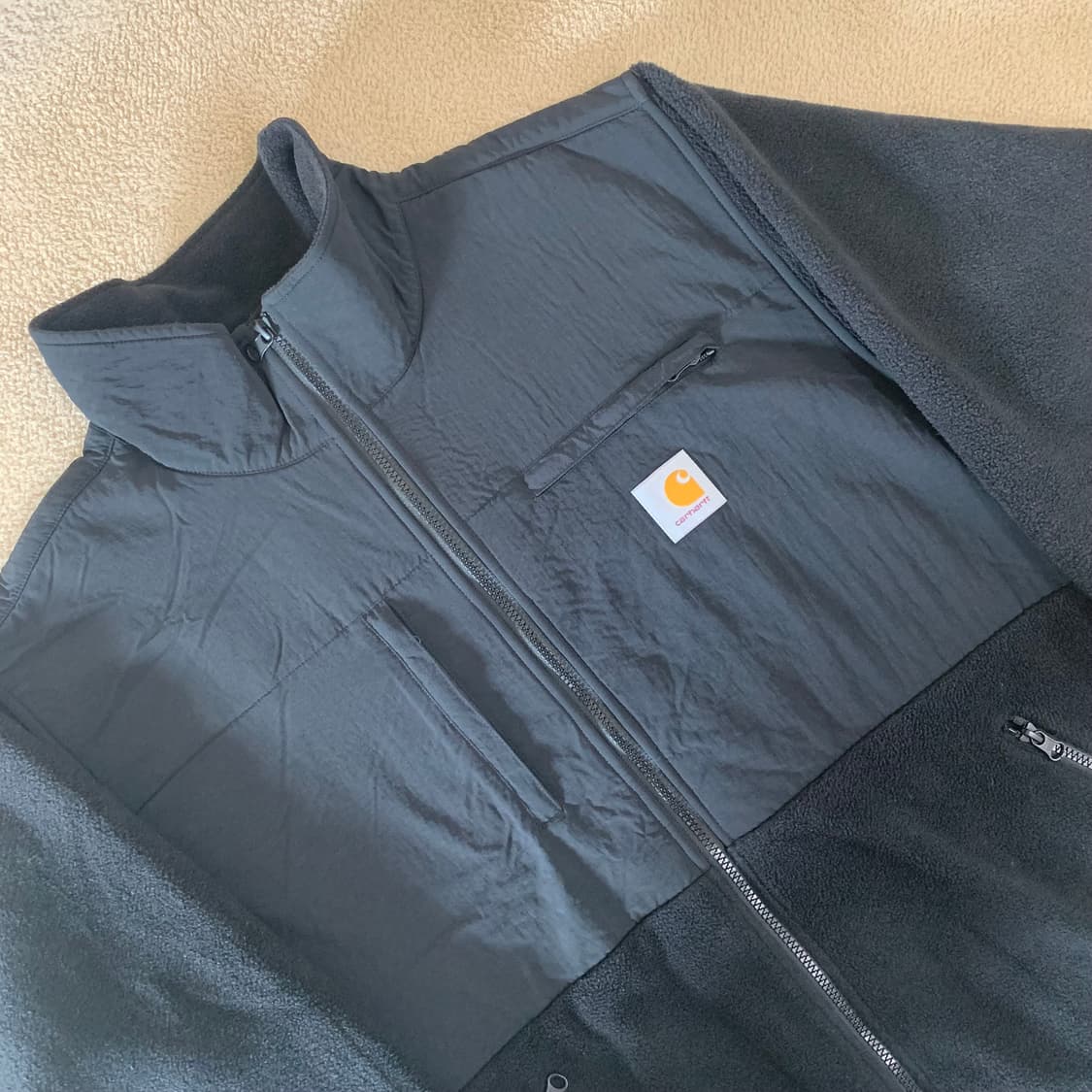 칼하트 WIP 노드 플리스 자켓(블랙/L) 남자 후리스 폴라텍 상품이미지2