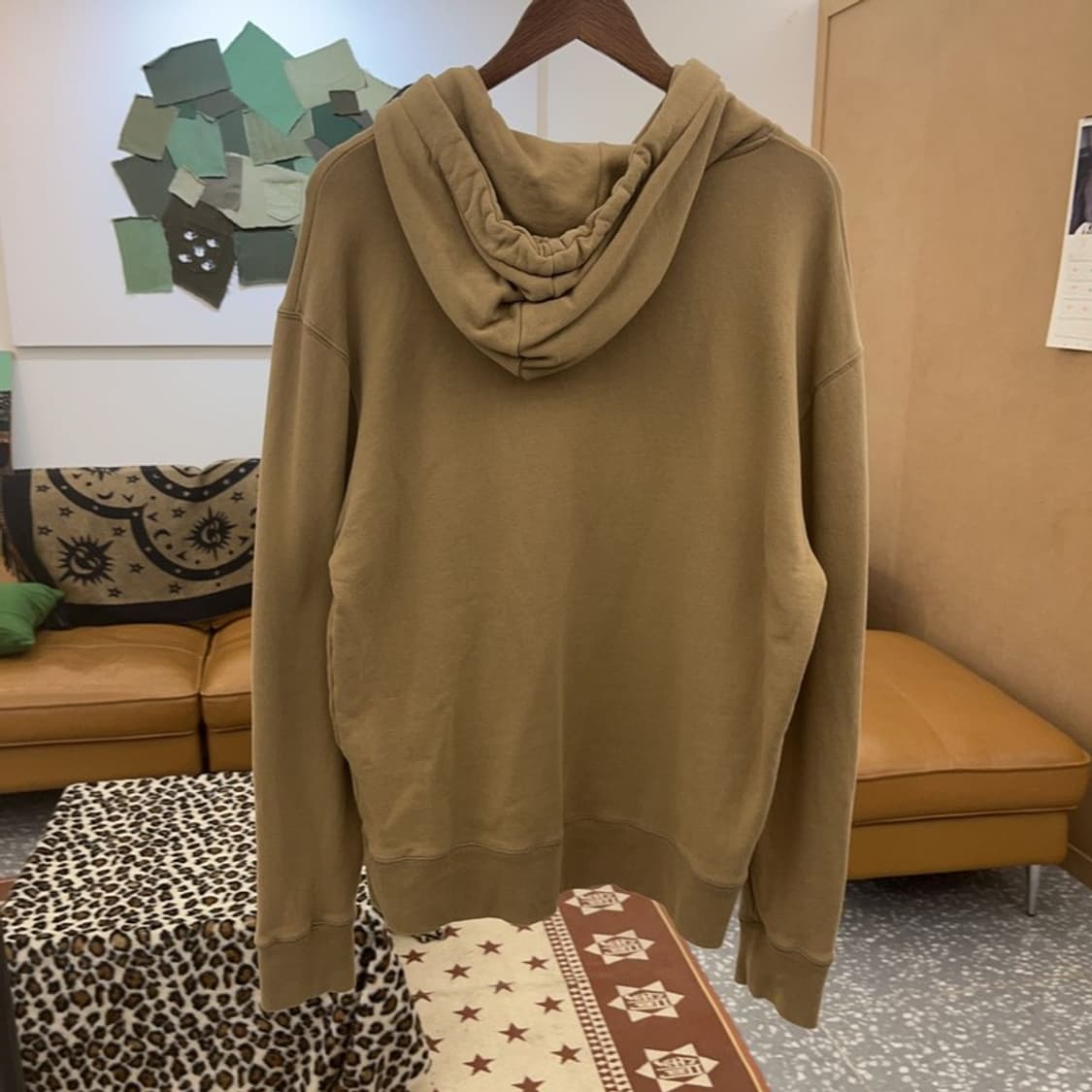 메종키츠네 칠랙스 모던캐주얼 폭스 패치 후드티 L C09467 상품이미지4