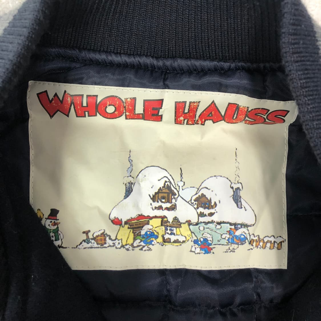 홀하우스 스머프 바시티 자켓 상품이미지4