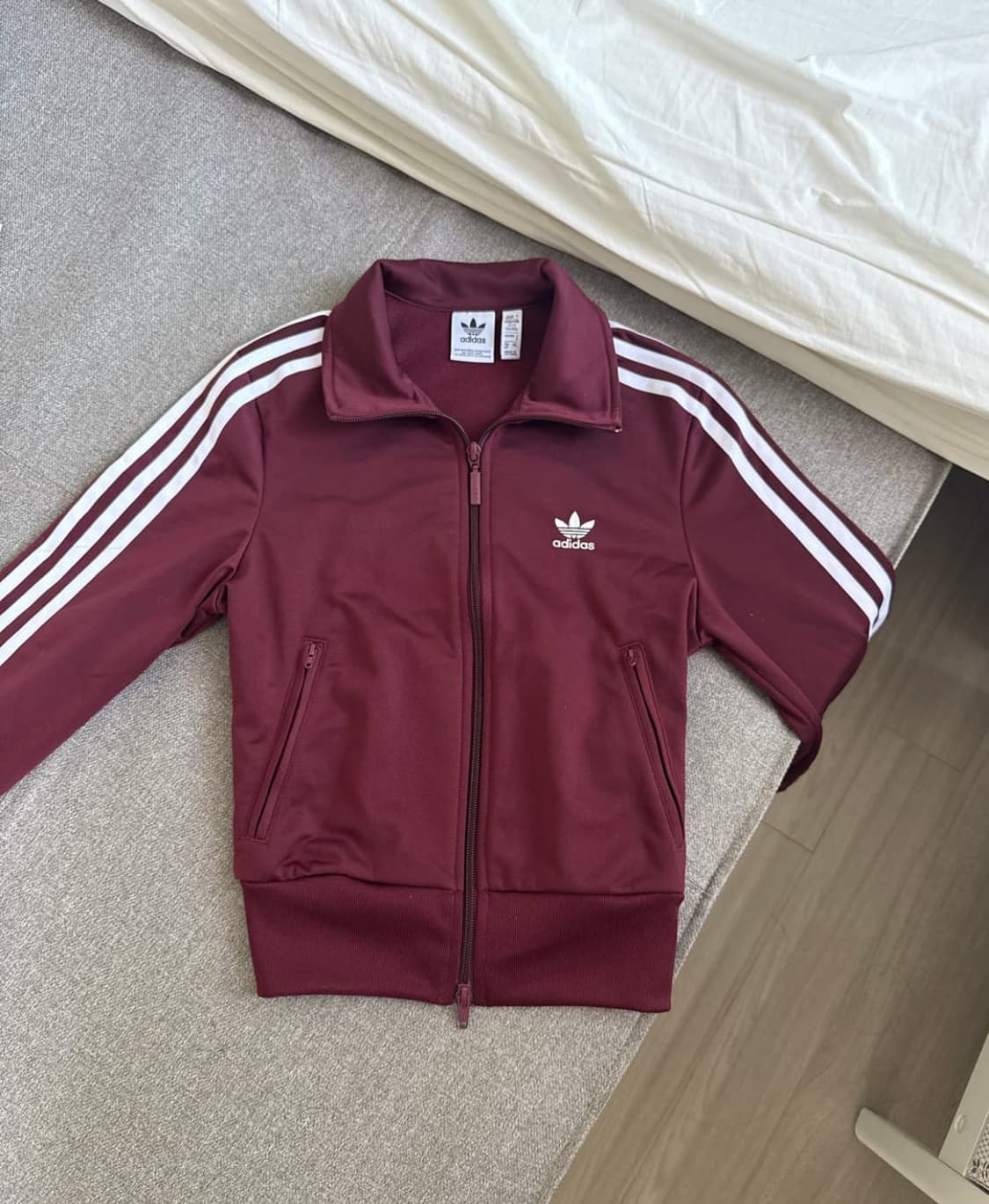 아디다스 파이어버드 버건디 져지 트랙탑 희귀 상품이미지1
