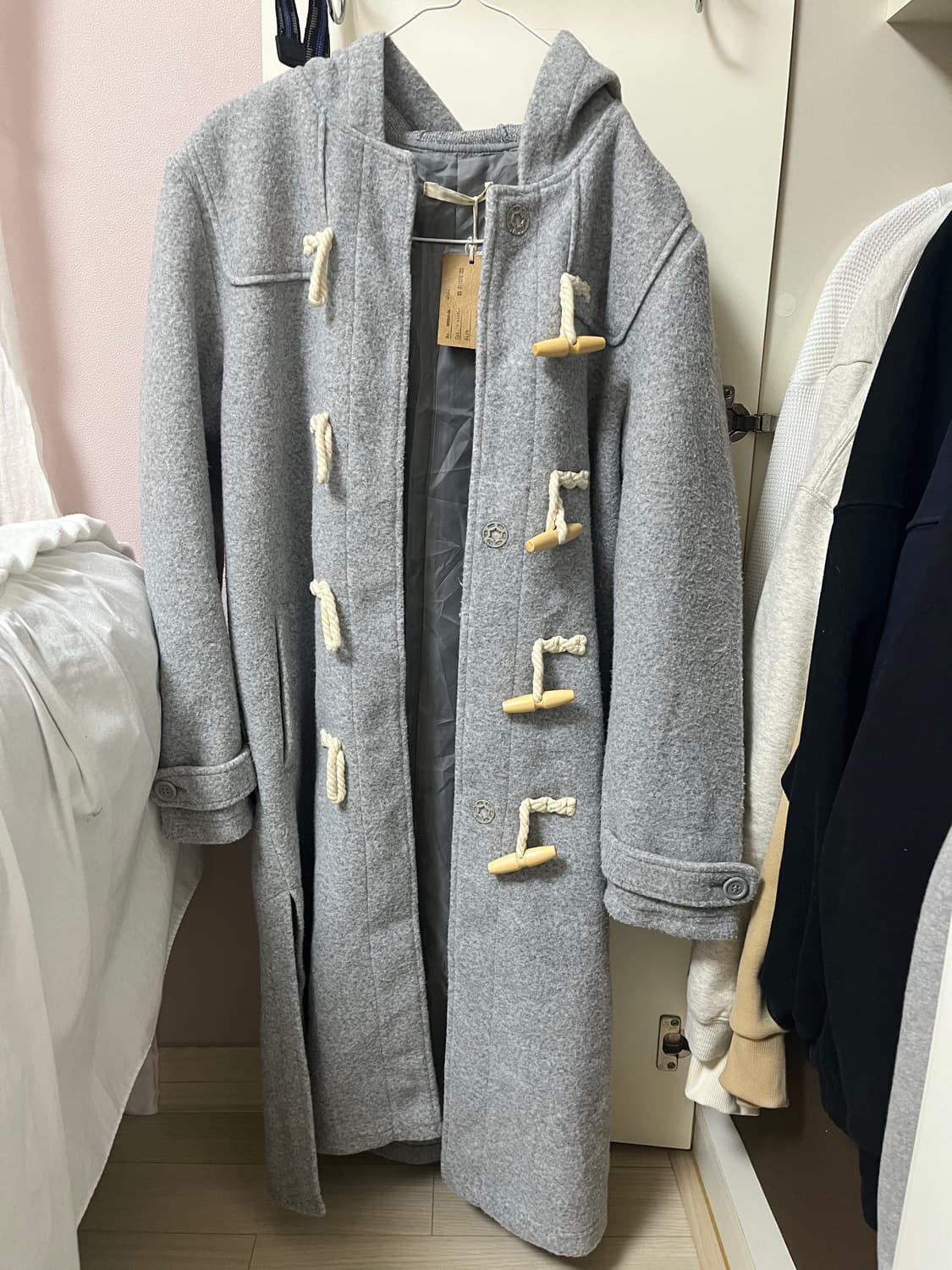 떡볶이 코트 (회색) 상품이미지1