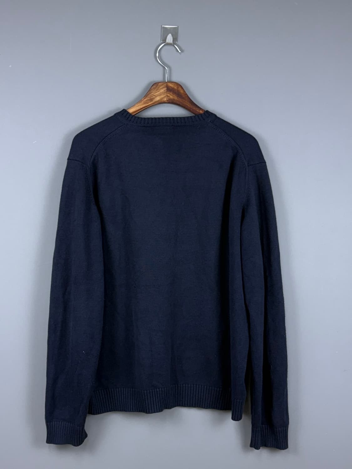 라코스테 라운드넥 니트 네이비 E23 상품이미지3