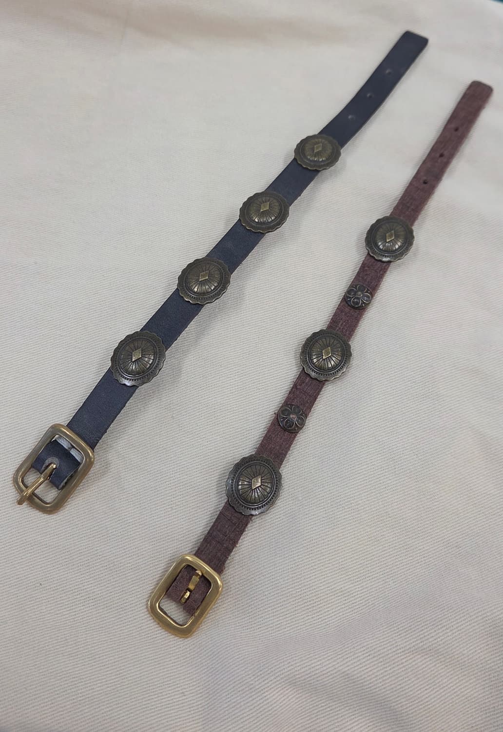 Nature brown핸드메이드 콘초팔찌 - Italy leather 상품이미지1