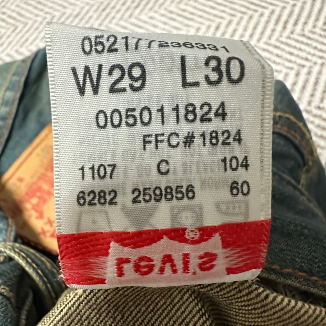 LEVI'S 501 00's mexico made denim pants 상품이미지4