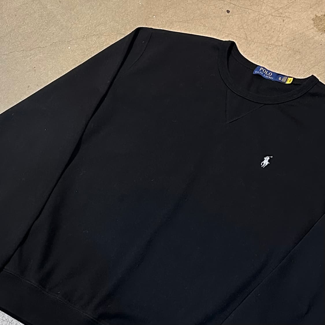 XL 폴로랄프로렌 블랙 맨투맨 상품이미지1