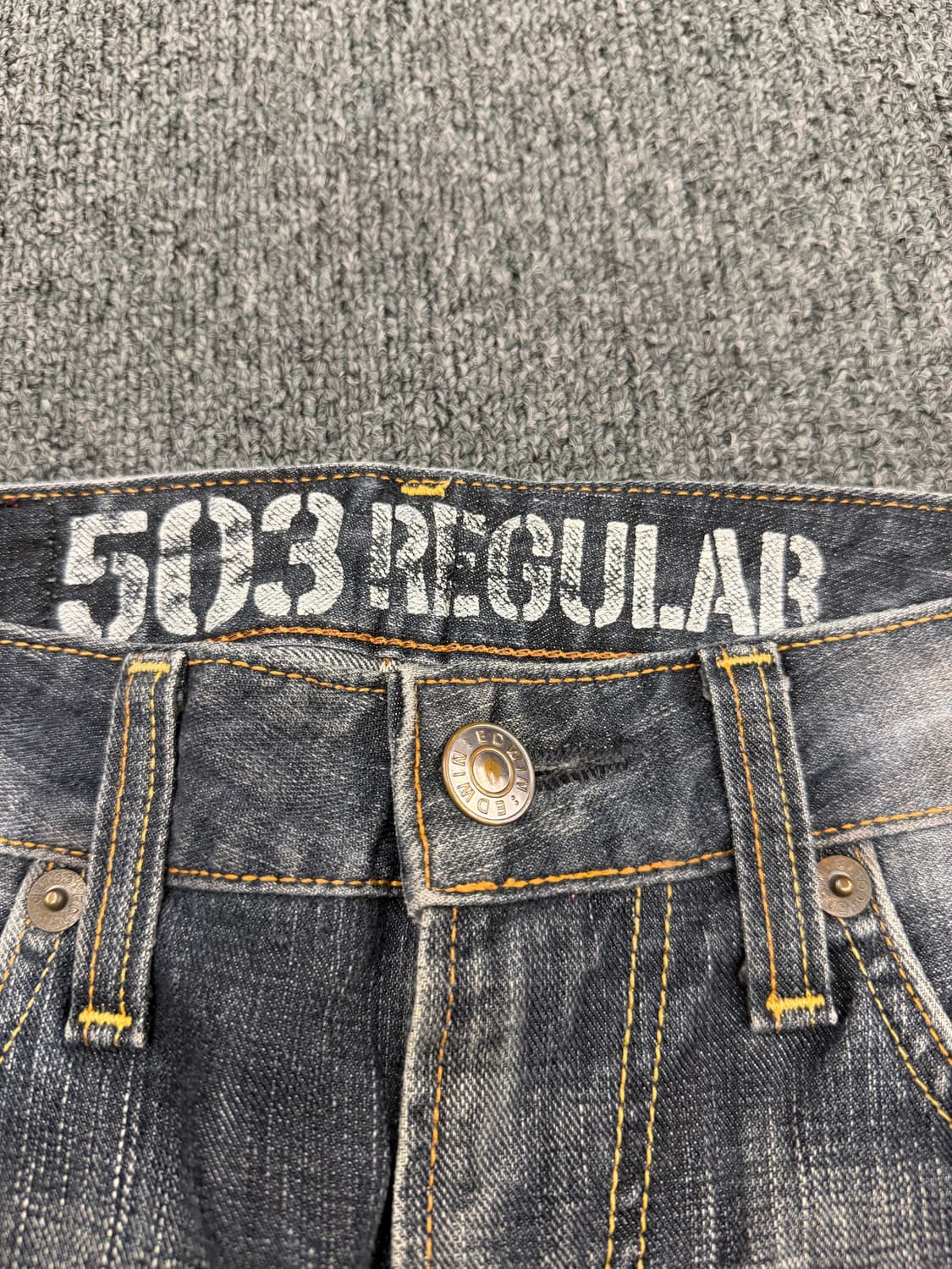 30)에드윈 503 빈티지 워싱 데님팬츠 상품이미지3