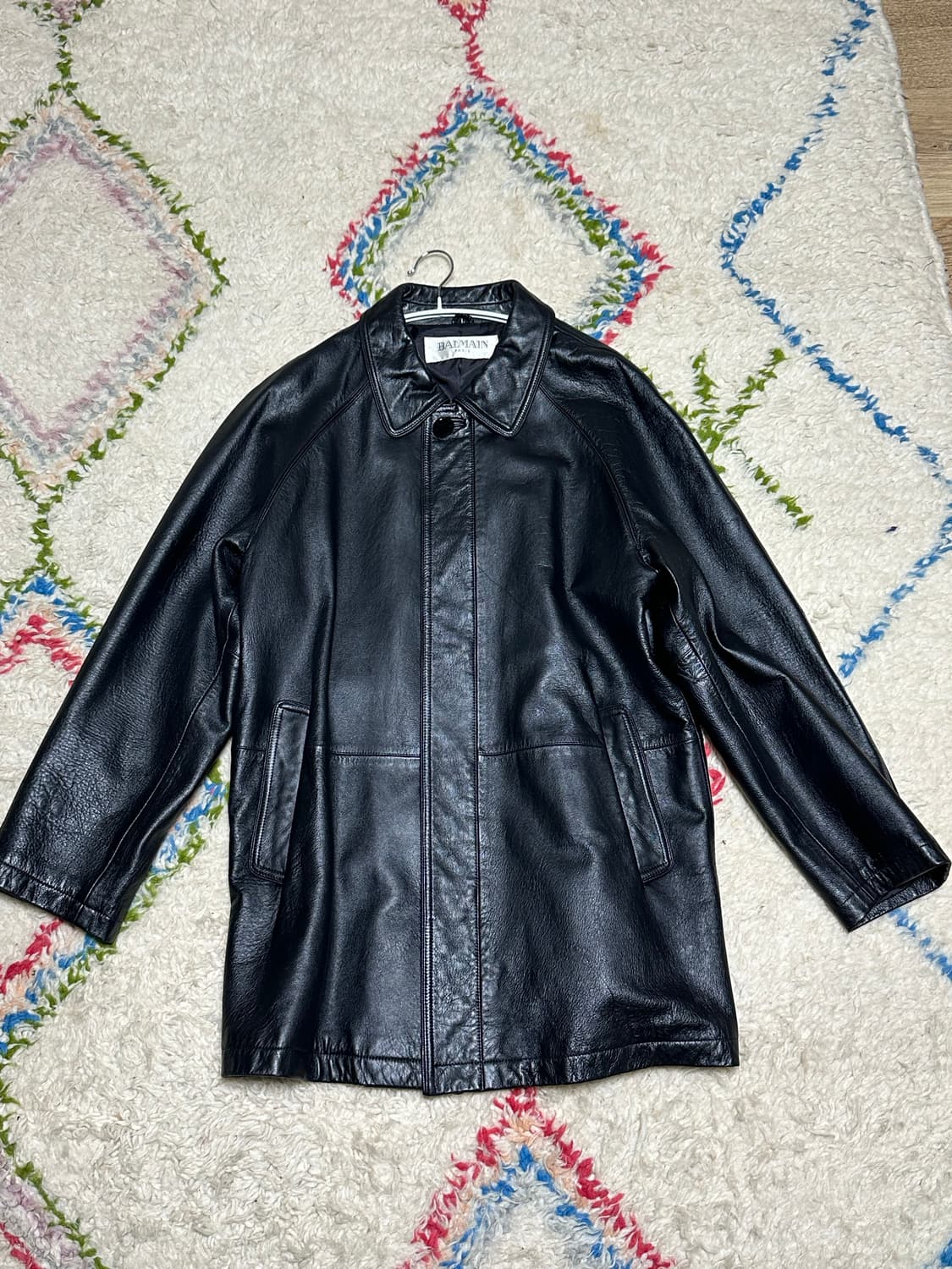 발망 레더코트 상품이미지1