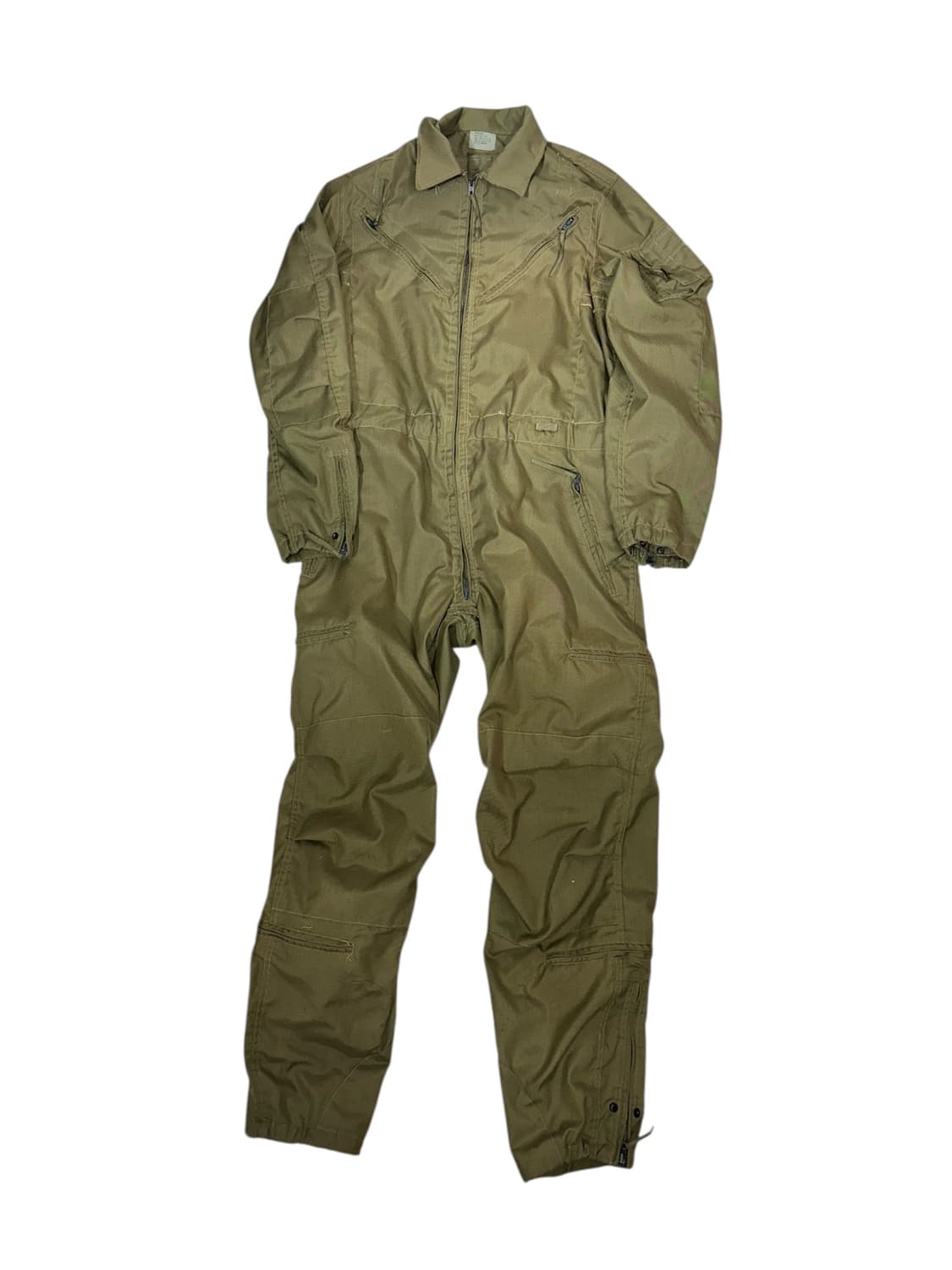 빈티지 카키 미군 cvc 전차병 밀리터리 점프수트 조종사 군복  상품이미지4