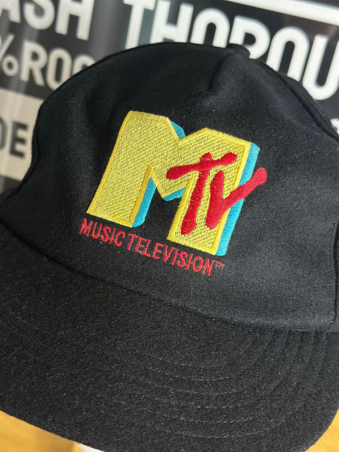 80s Mtv 빈티지 울 모자 상품이미지2