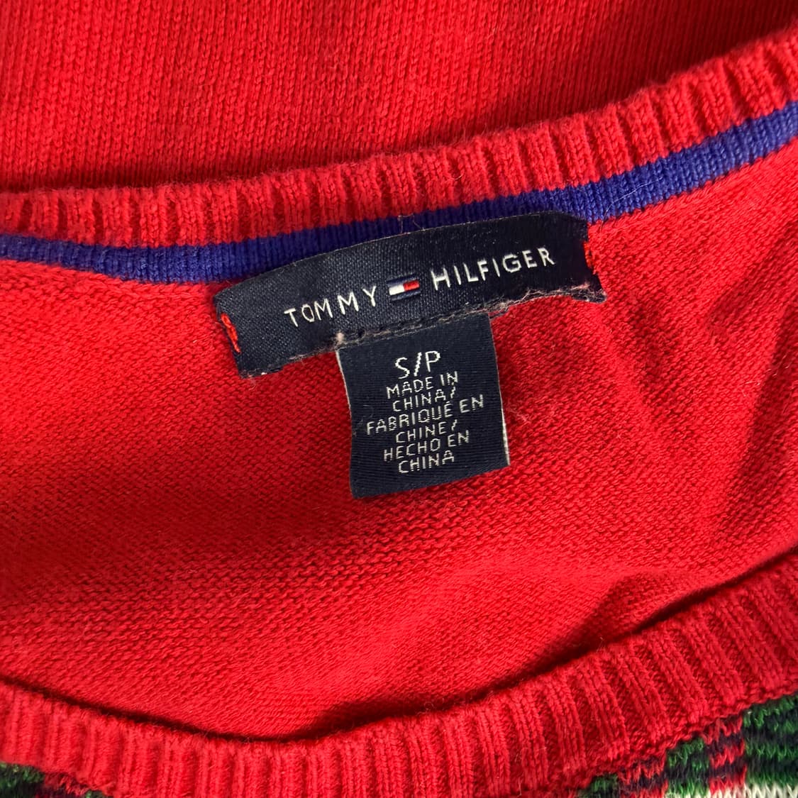 S 타미힐피거 여성 체크니트 원피스 0121T1 상품이미지3