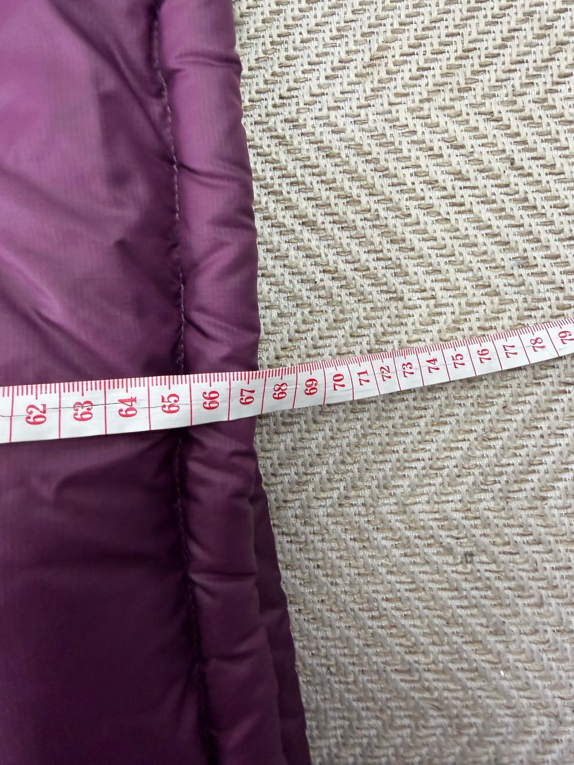 정품) 노스페이스 눕시 퍼플/블랙 패딩 95 상품이미지10