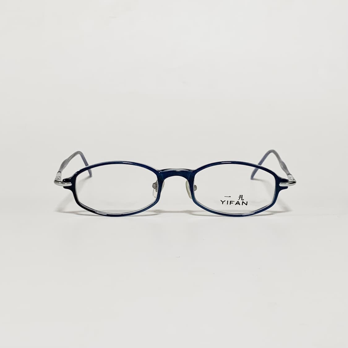 982 데드스탁 빈티지 안경테 레트로 타원형 오벌 슬림 블루 남녀공용 상품이미지1