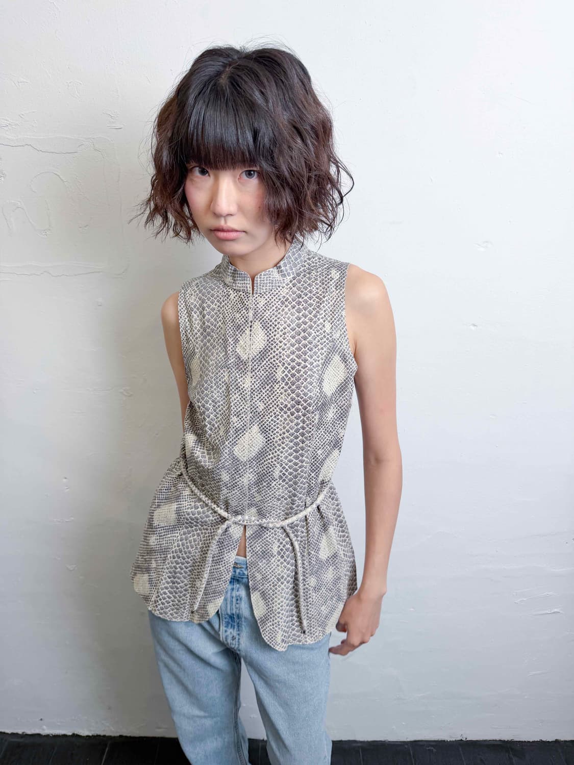 2012 spring leather vest  상품이미지2