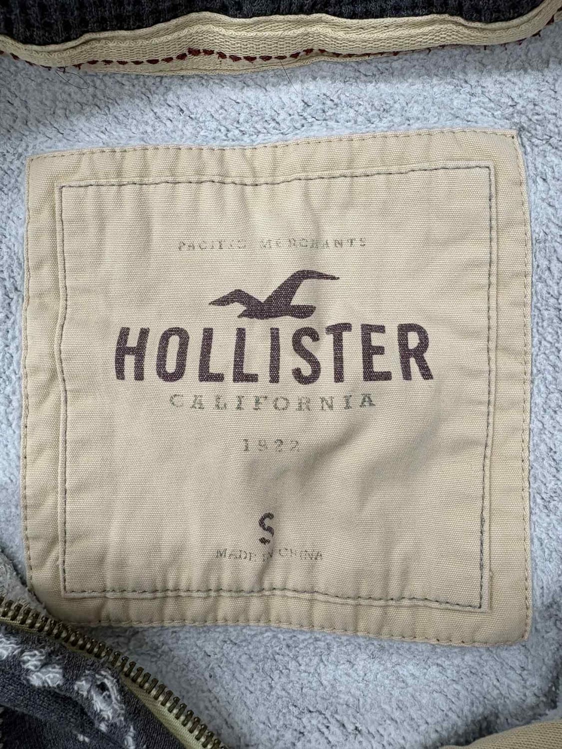 홀리스터 y2k 올드스쿨 스웻 후드집업 희귀져지(S) 상품이미지5