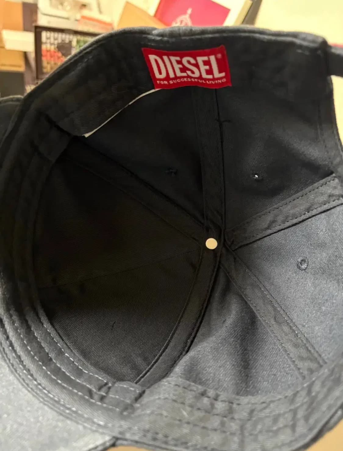 디젤 D로고 C RUN WASH 볼캡 상품이미지3