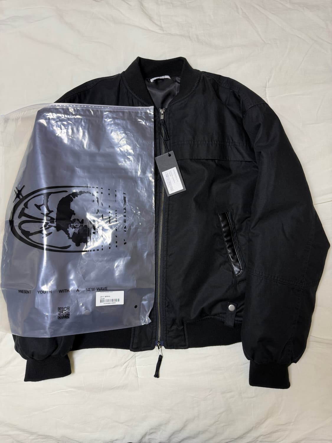 [M] ETCE 워시드 봄버 자켓 상품이미지2