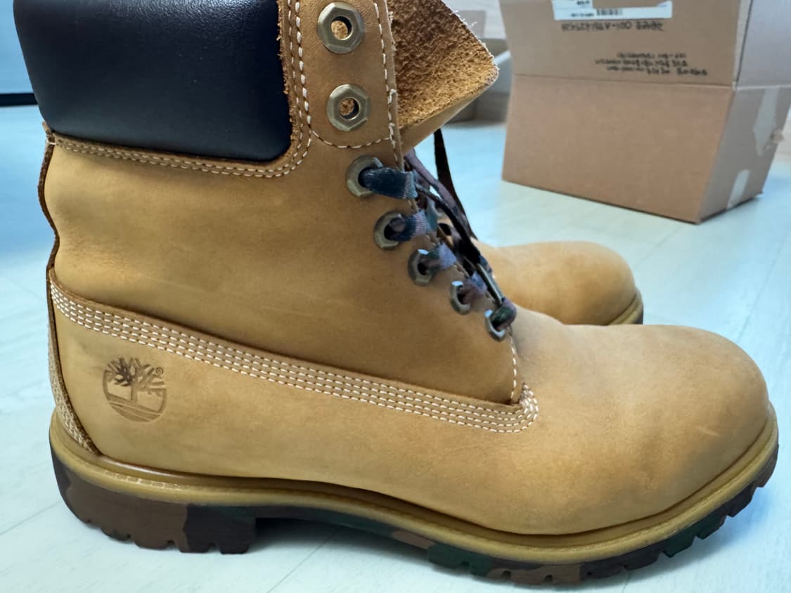 팀버랜드 6인치 카모플라주 부츠 상품이미지3