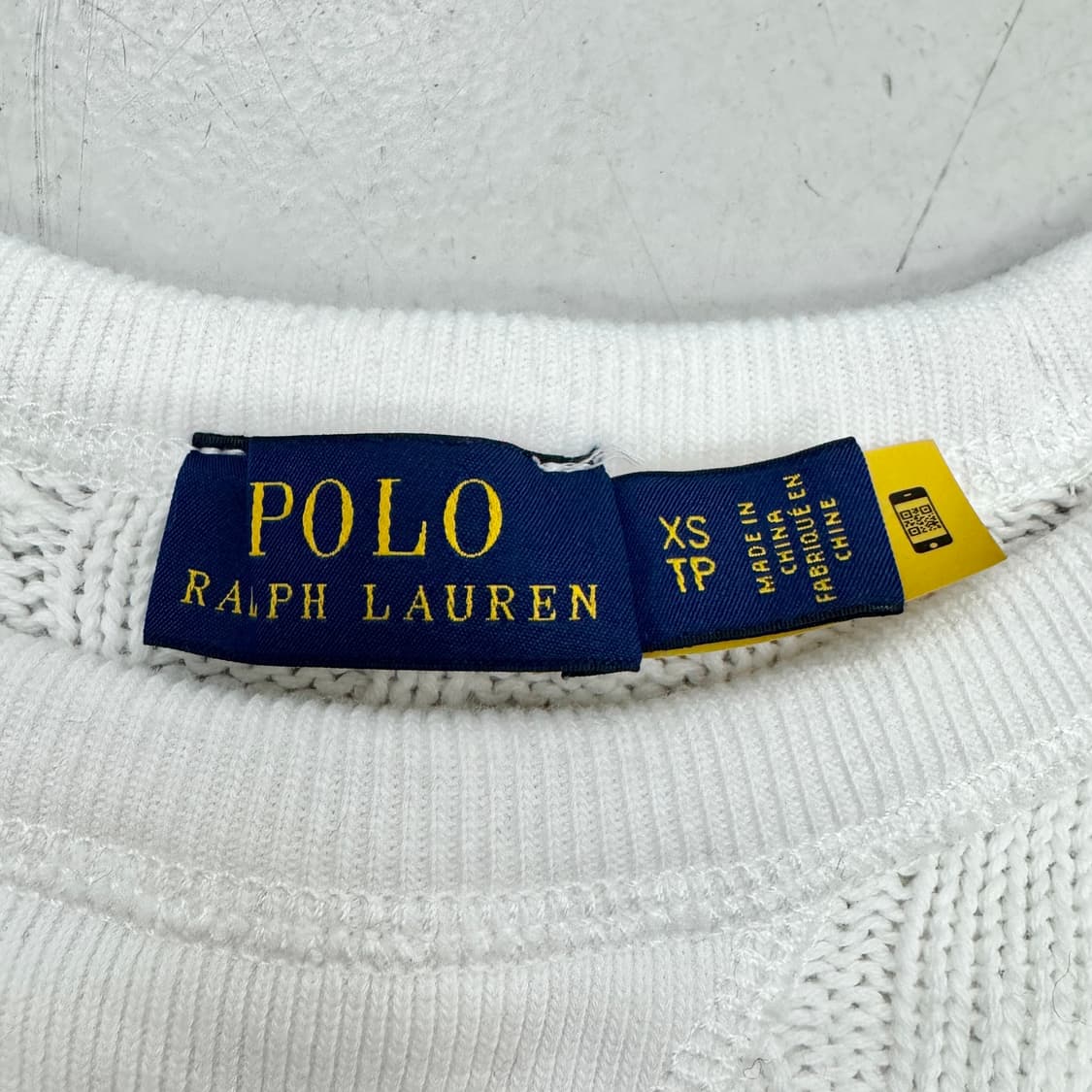 폴로 신형 꽈배기 니트 화이트 상품이미지4