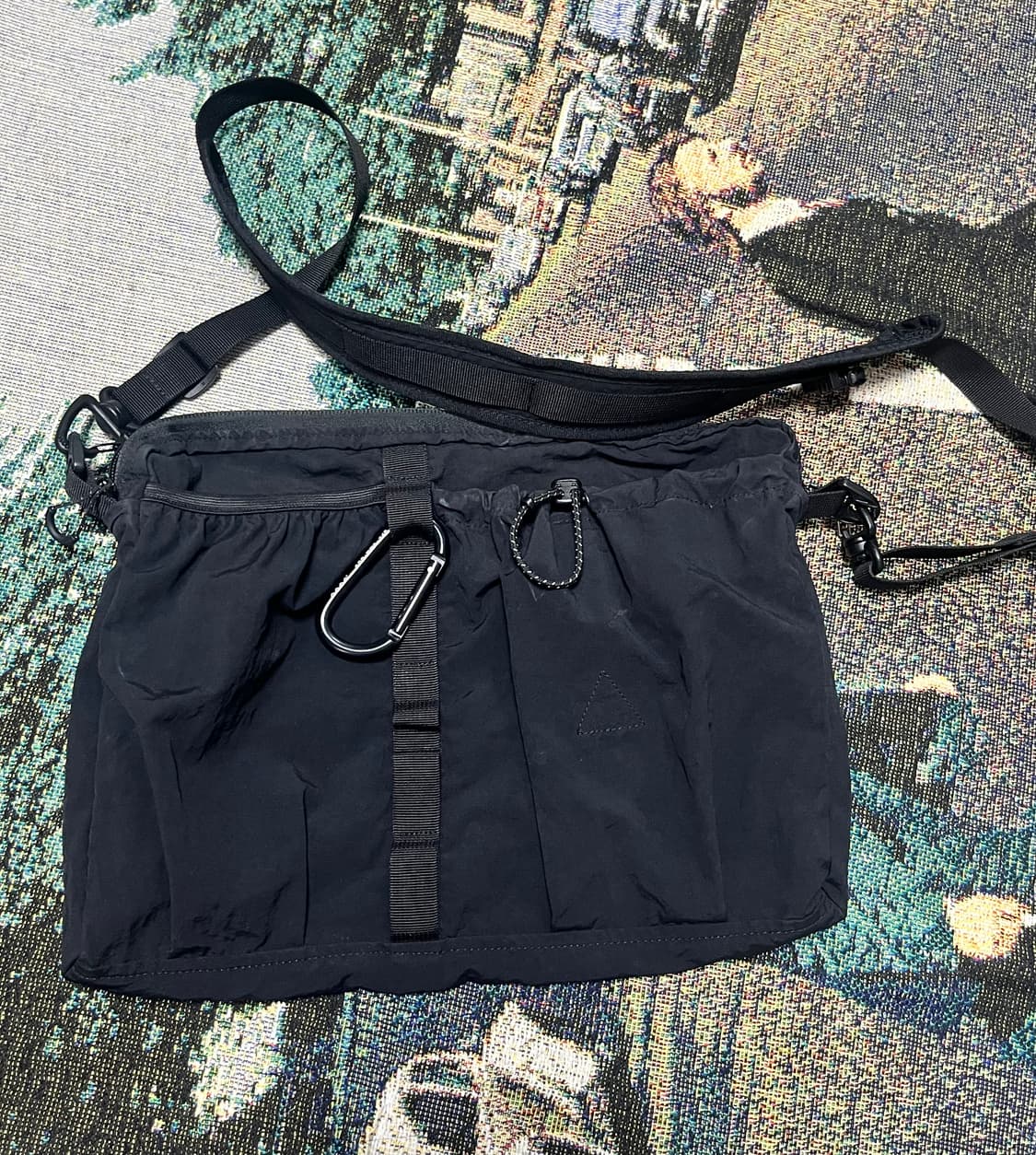 에메모가든 크로스백 mmo cross bag / nylon slub bl 상품이미지2