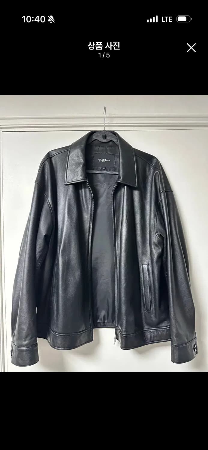 도프제이슨 램스킨 오버핏 싱글자켓 상품이미지1