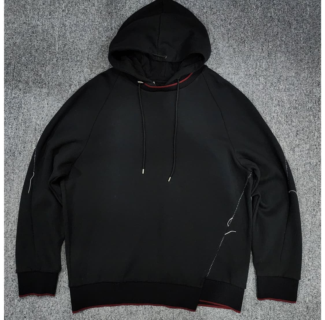 SOLID HOMME 솔리드 옴므 스티치 디테일 후드티 48 상품이미지1