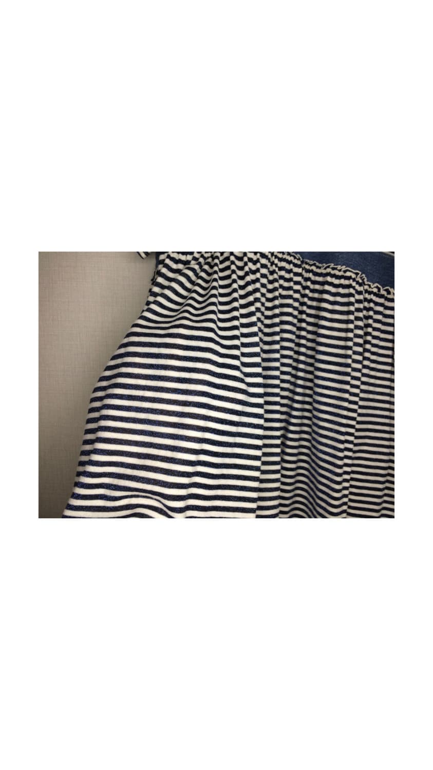 스나오 쿠와하라 블루 펄 스트라이프 원피스 상품이미지5