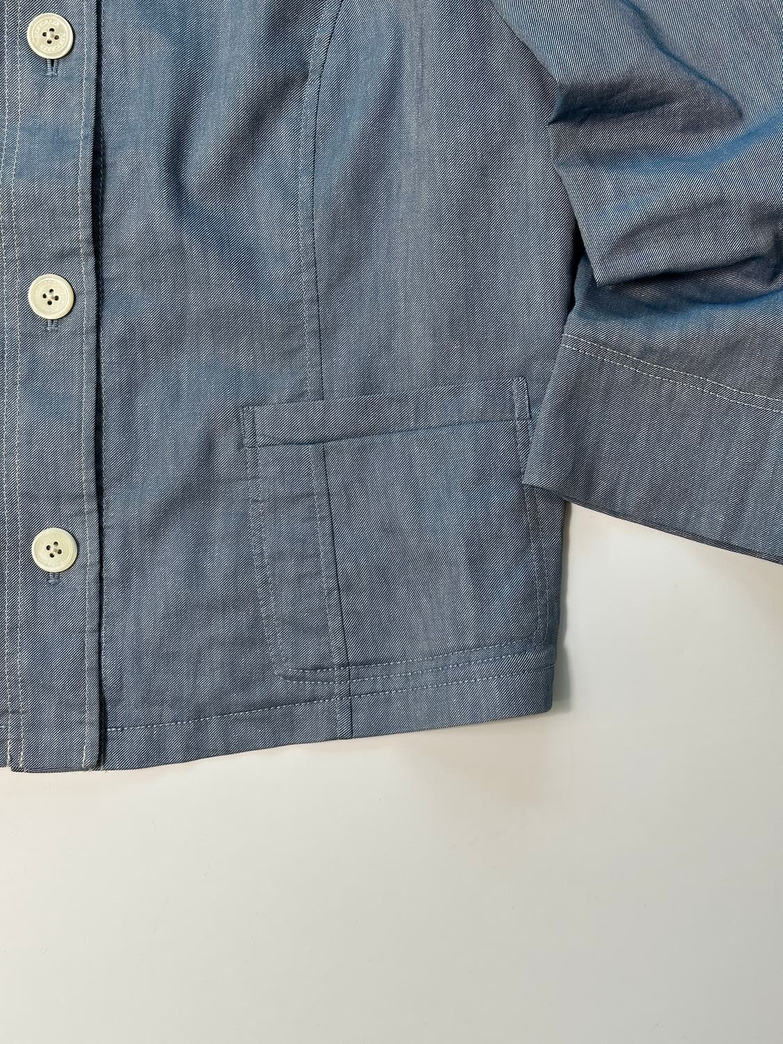 라이트 블루 버튼 자켓 블라우스  상품이미지8