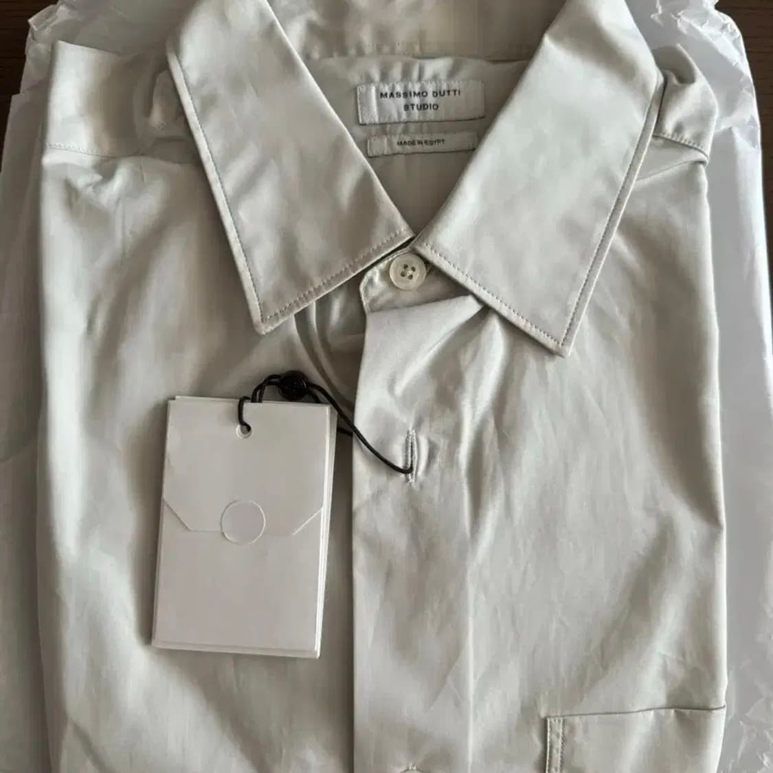 마시모두띠 와이드핏 코튼 셔츠 - 스튜디오 XL 상품이미지3