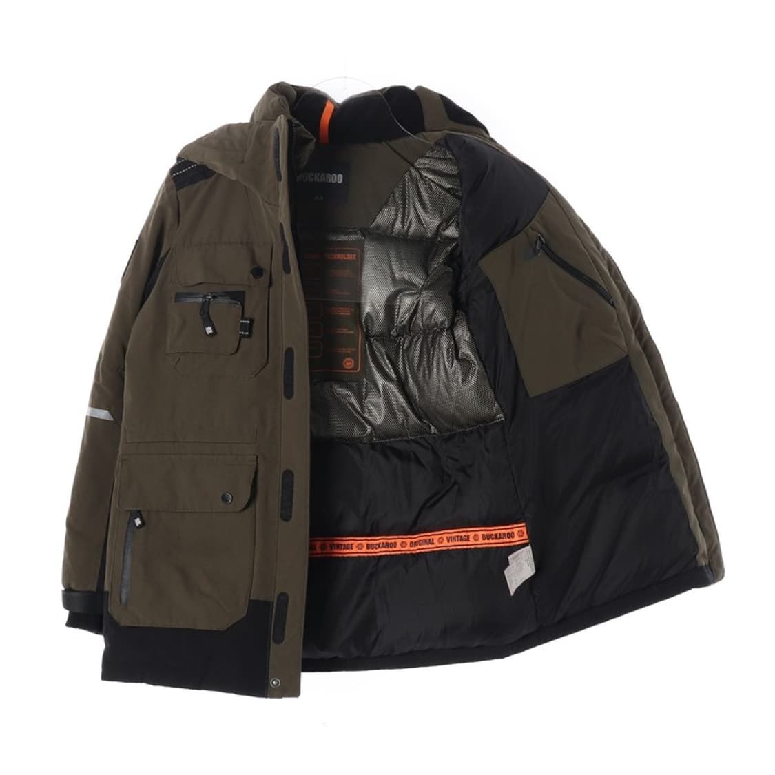 버커루 거위털 구스다운 밀리터리 야상 점퍼 XS 상품이미지2