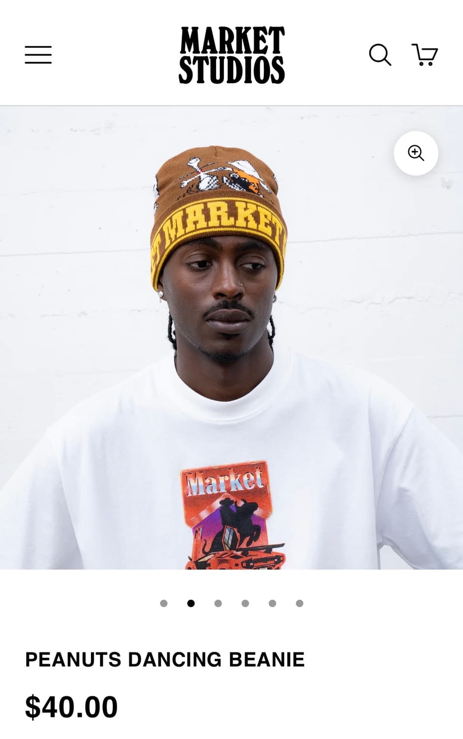 MARKET STUDIOS 스누피 비니 상품이미지1