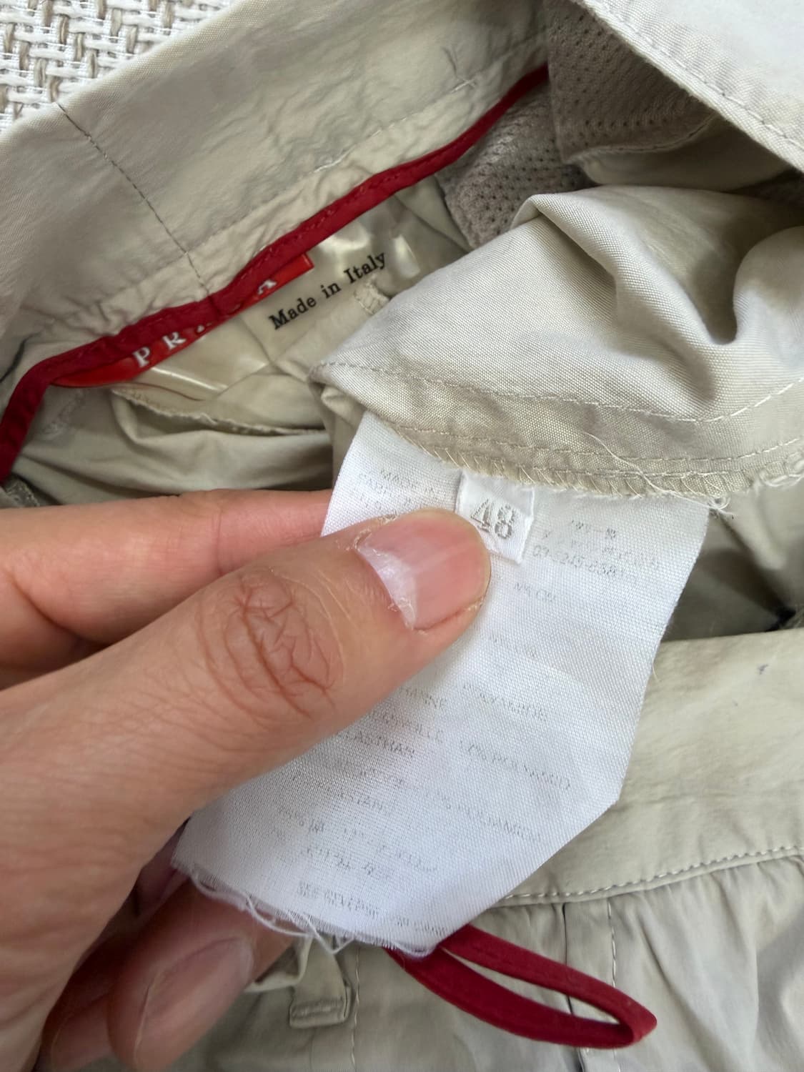 정품) 프라다 남성 슬랙스 팬츠 48  상품이미지7