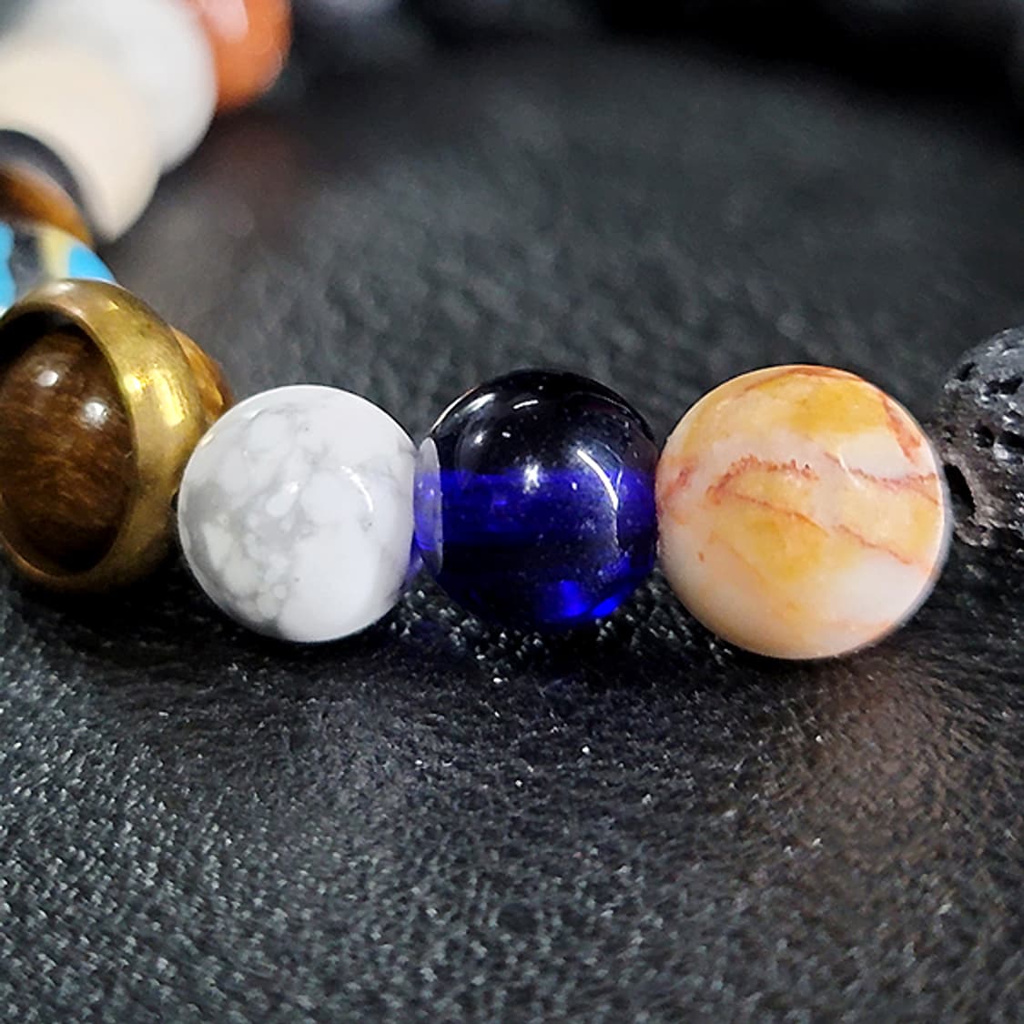 Perihel 라주라이트 바솔트 8mm 남자 비즈 우주 원석 팔찌 상품이미지4