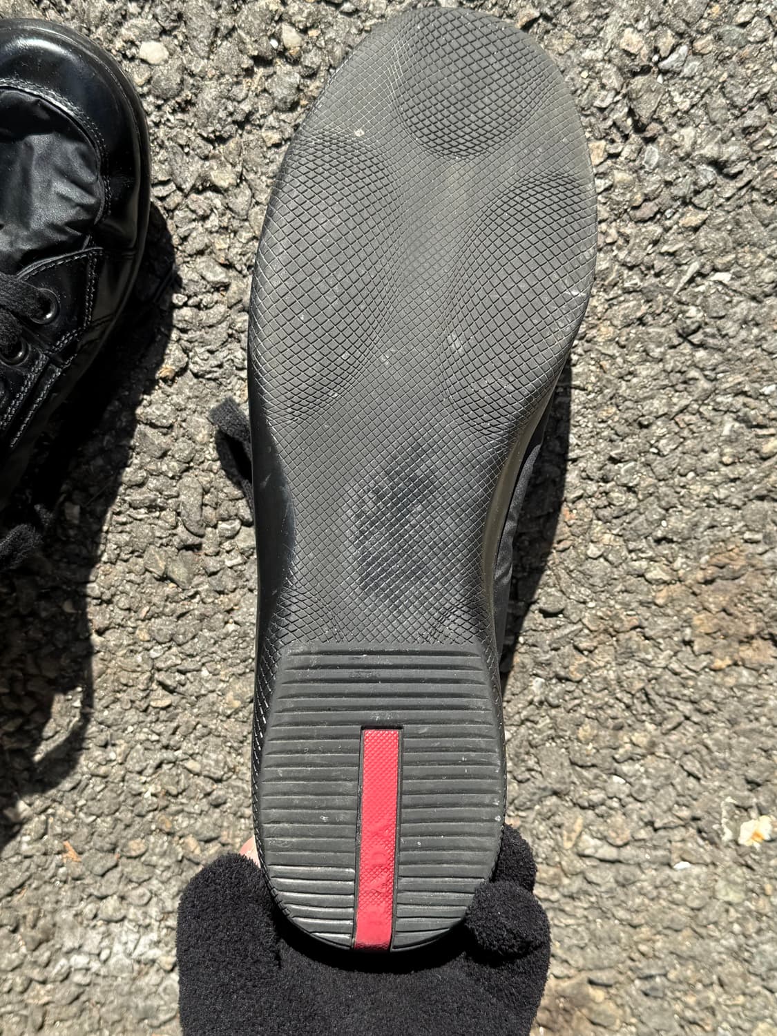 프라다 스포츠 레더 나일론 스니커즈  상품이미지5