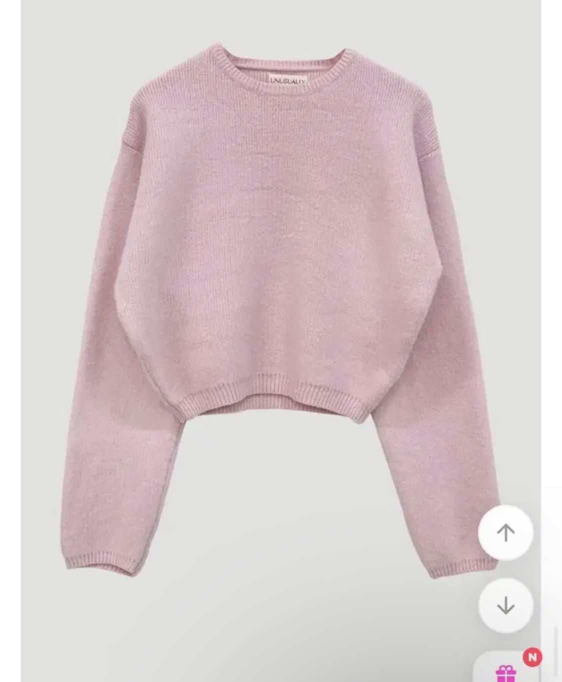 니어웨어 sherbet knit 라운드넥 니트 상품이미지3