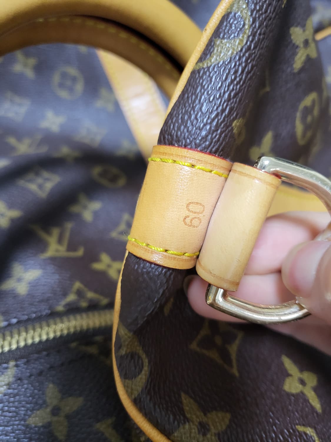 *정품*루이비통 모노그램  키폴 60 반둘리에 여행용 가방.새제품 상품이미지7