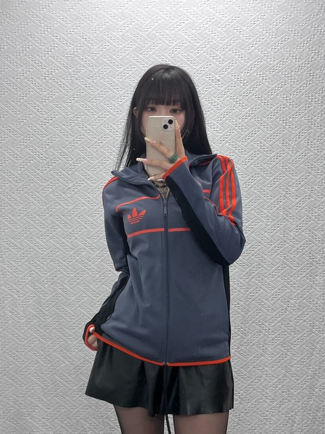 아디다스 레트로 빈티지 스트릿다이버 오렌지 져지 집업 95 C09612 상품이미지1