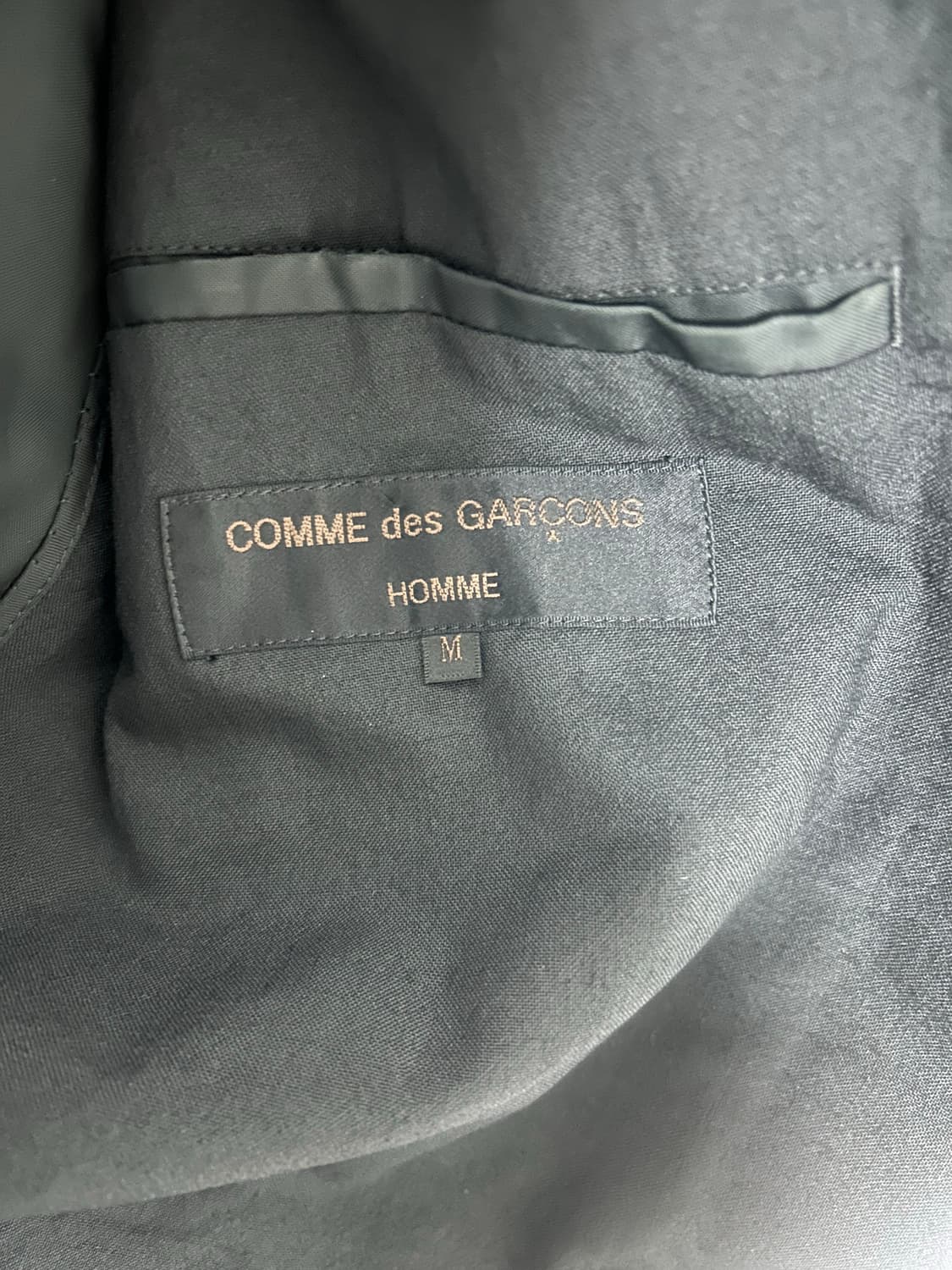 꼼데가르송 옴므 울 블레이져 M 상품이미지3