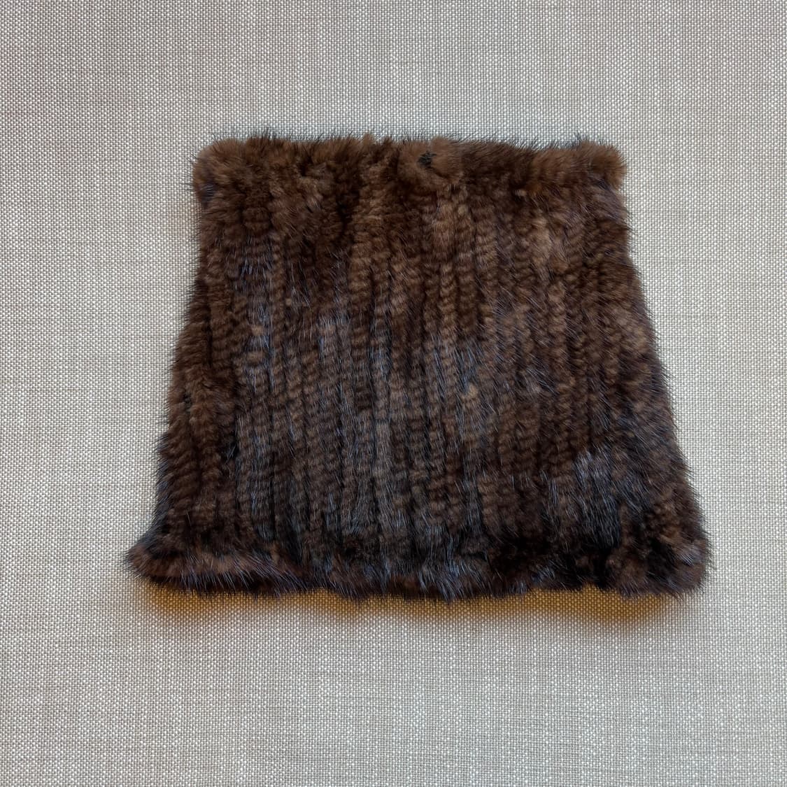 프랑코페라로 천연 밍크 워머 목도리 브라운 상품이미지2