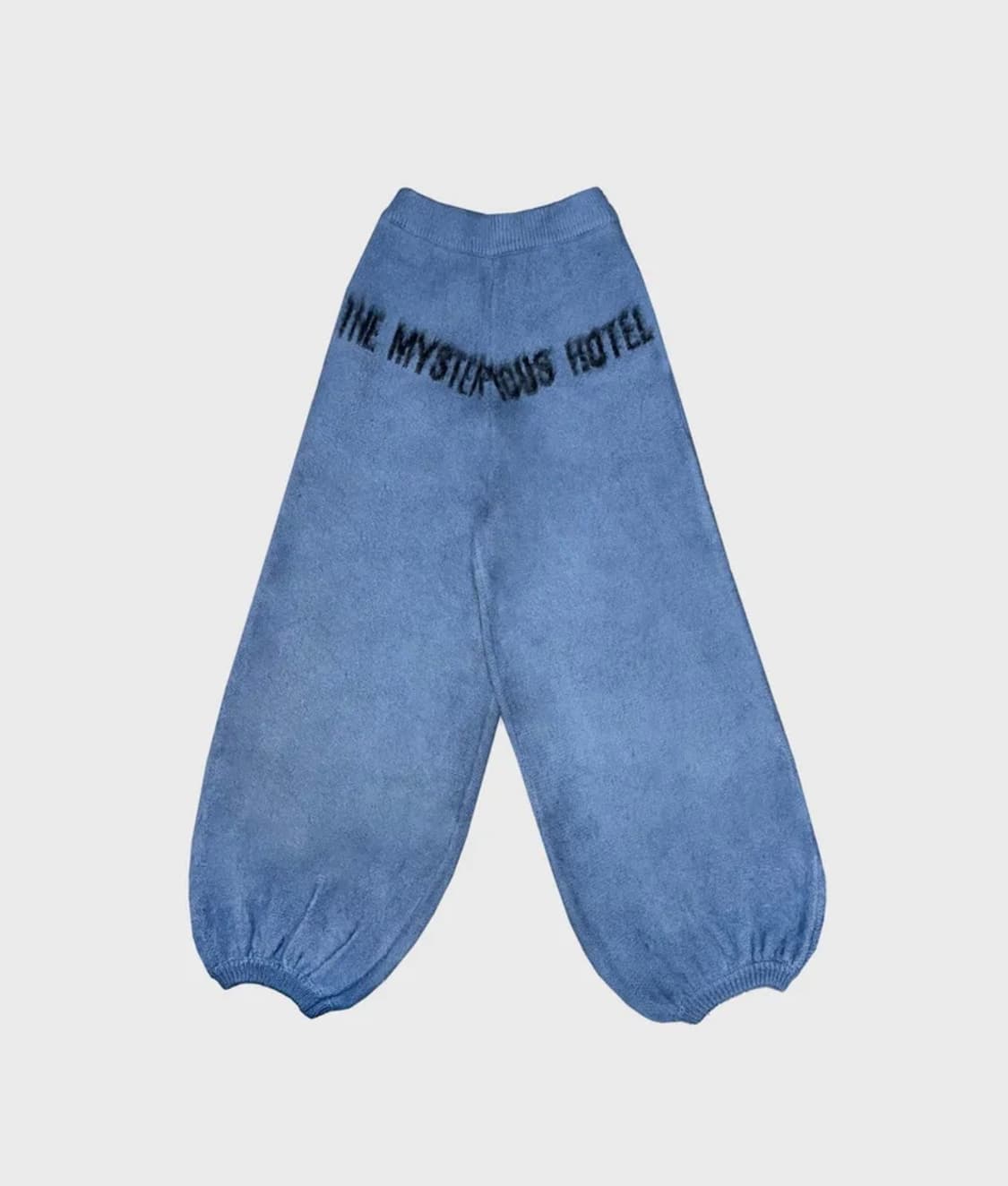미스테리어스호텔 HOTEL KNIT PANTS 블루 상품이미지2