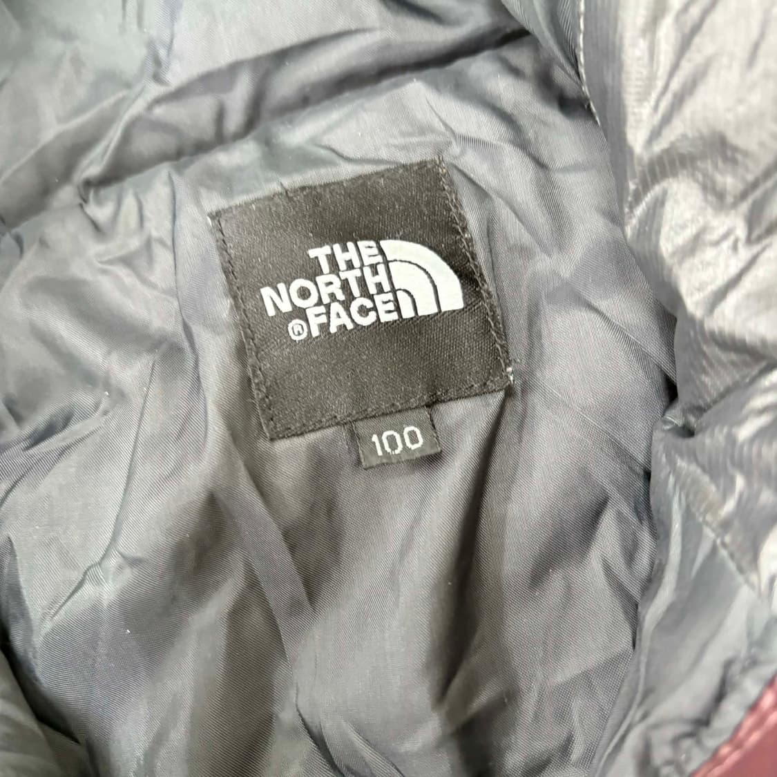 노스페이스 배색 경량 후드 패딩 자켓 점퍼(100) 상품이미지4