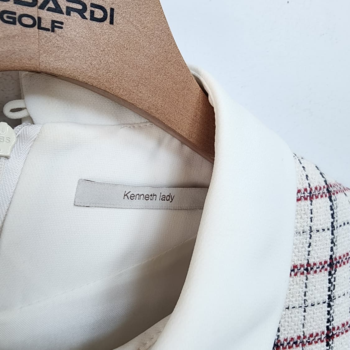 케네스레이디 체크 트위드 원피스 상품이미지3