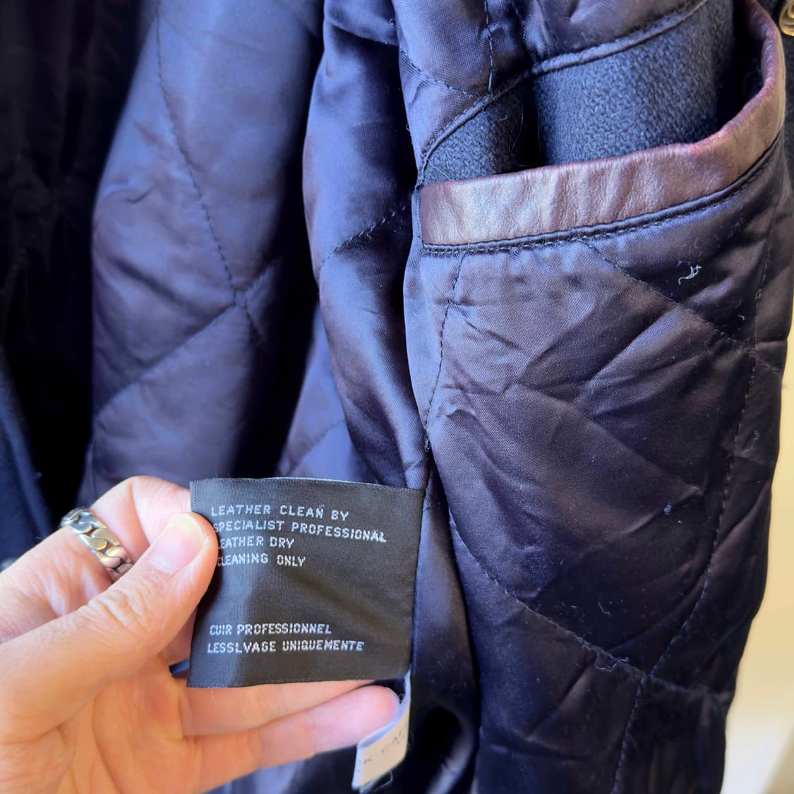 90s 하드락 카페 레더 바시티 자켓 상품이미지5