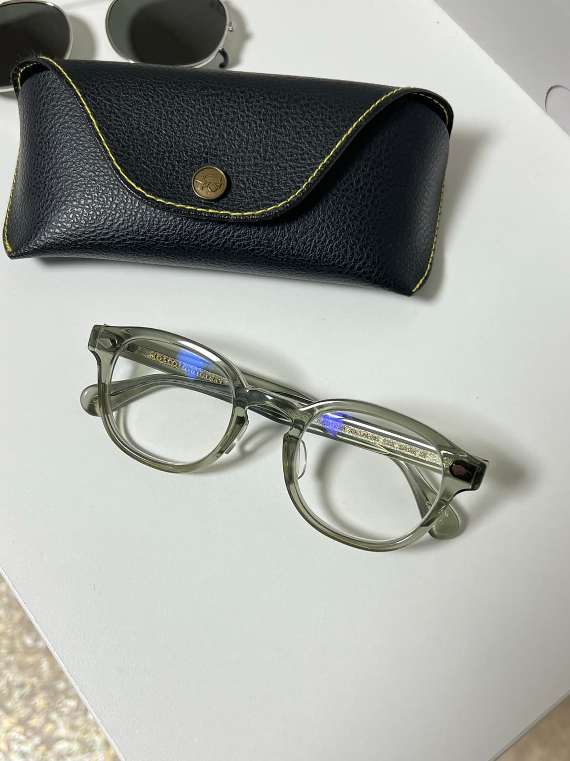 모스콧 렘토쉬 49 SAGE 안경테 + 클립온 선글라스 상품이미지4