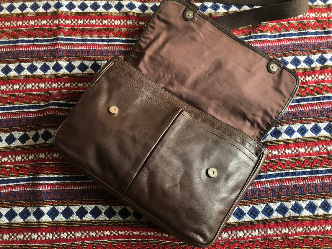 파슬 브라운 레더 크로스백 메신저백 상품이미지3