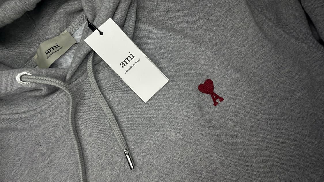 아미 스몰 하트 로고 후드티 L  새상품 상품이미지3