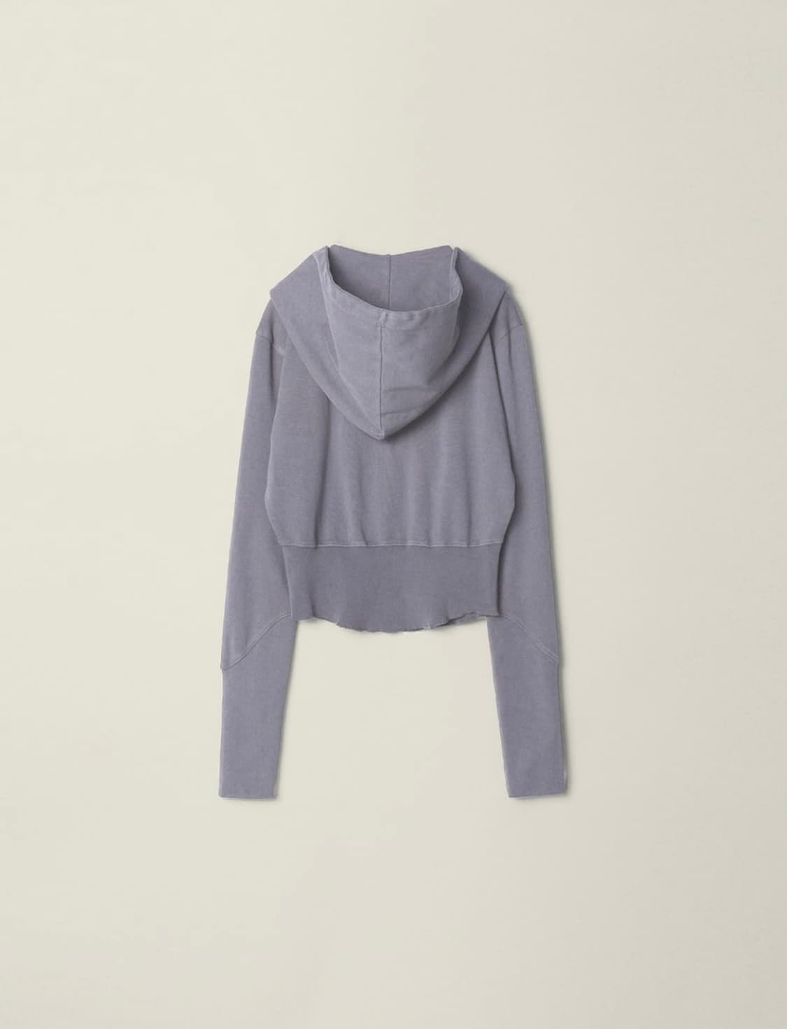  EE GARMENT DYED CURVED HOODED SWEAT 상품이미지2