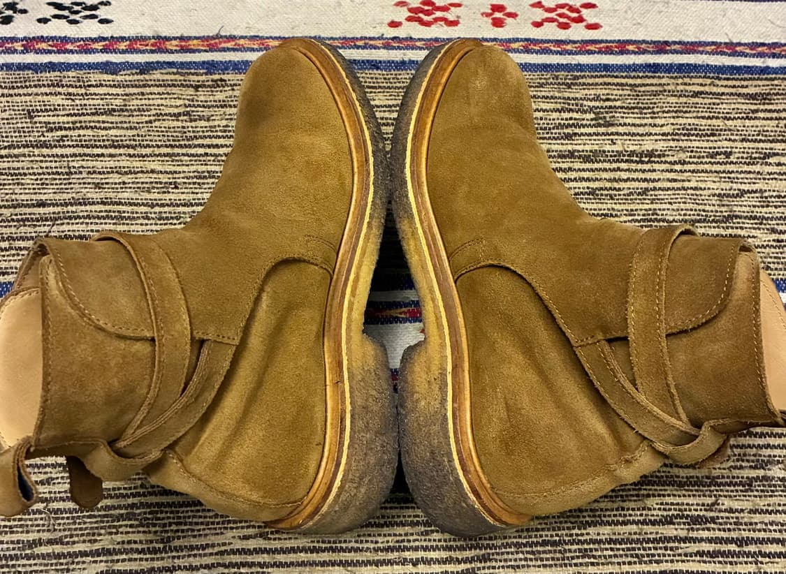 (41/260)AMI 아미 조드퍼 더비 스트랩 스웨이드 부츠 상품이미지4