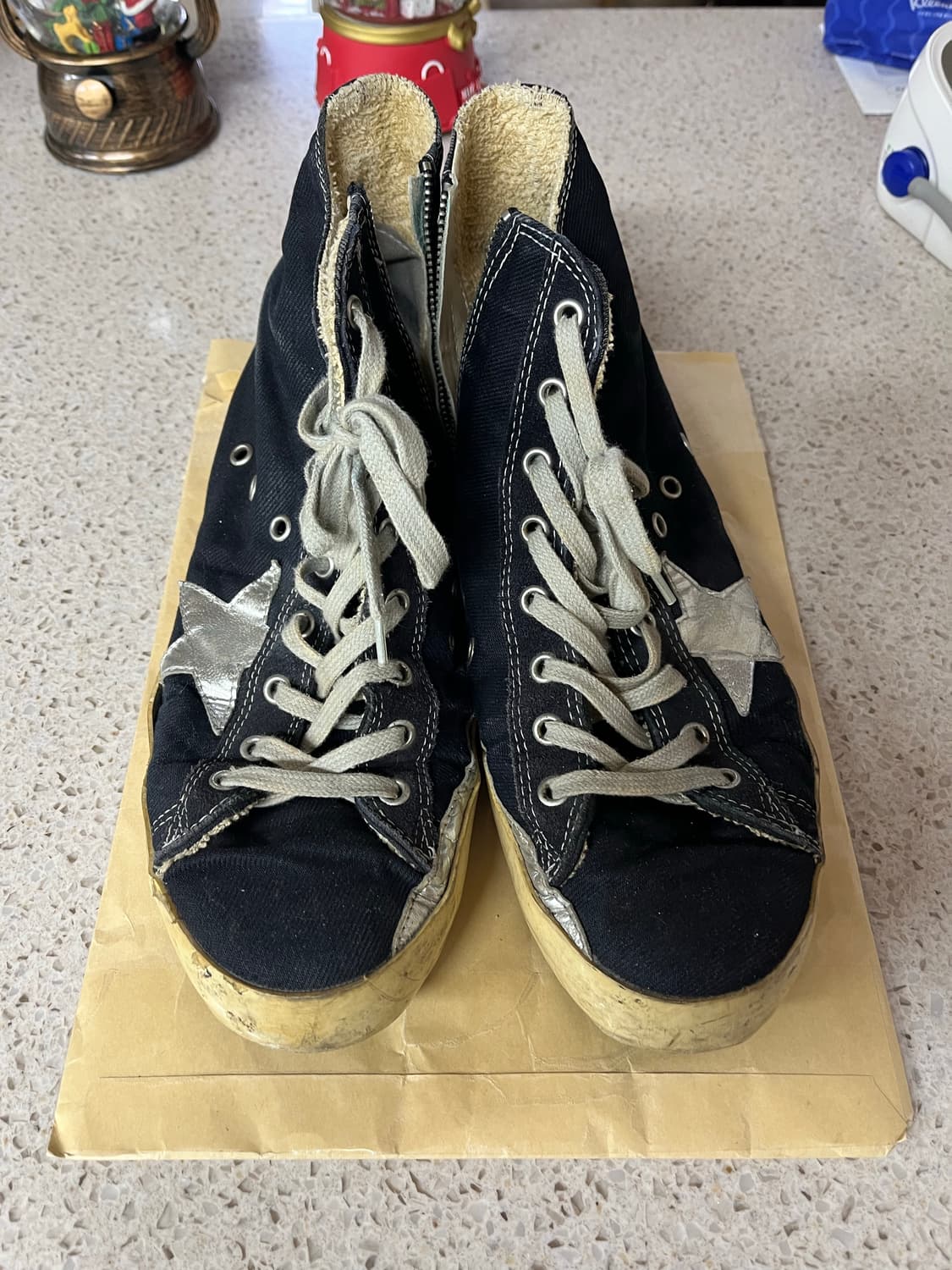 [42/270] 골든구스 프란시 하이탑 블랙 상품이미지2