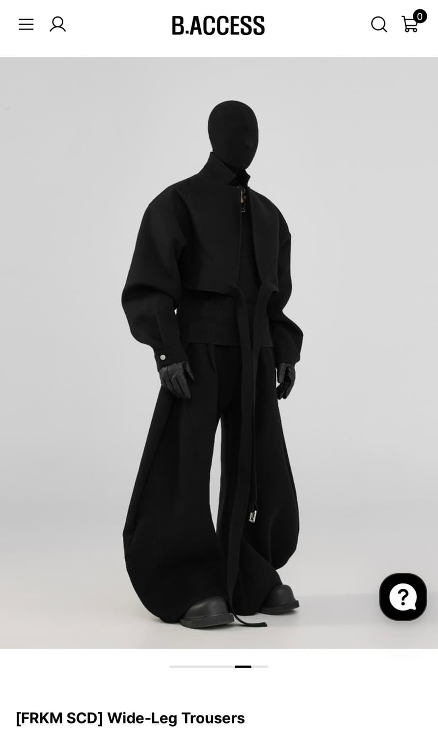 비엑세스 코튼팬츠 상품이미지1